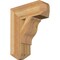 Ekena Millwork Funston Craftsman Rough Sawn Bracket, Western Red Cedar, 6"W x 18"D x 22"H BKT06X18X22FST04RWR - alternate 1